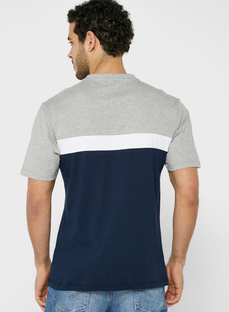 Seventy Five Colorblock Crew Neck T-Shirt - Image 2