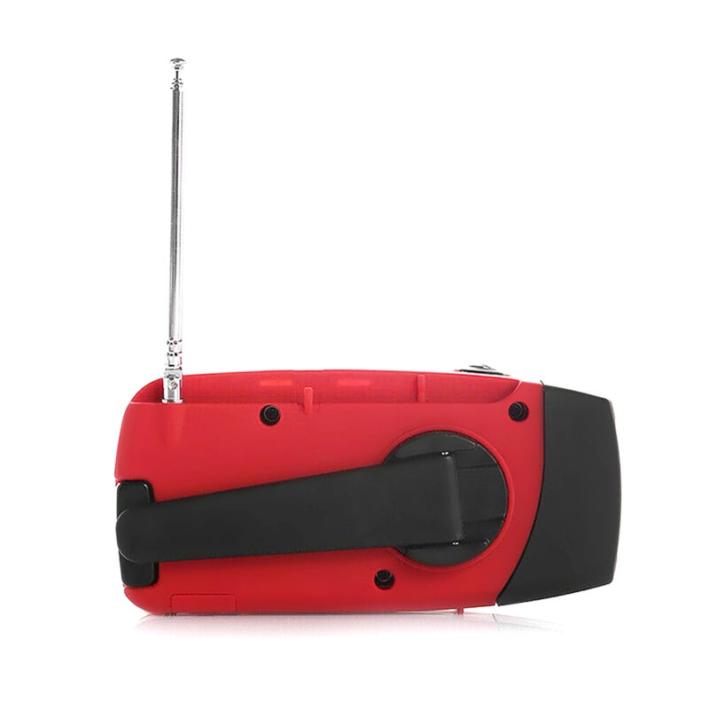 Emergency Hand Crank Radio with LED Flashlight for Emergency AM/FM NOAA Portable Weather Radio Dynamo Radio with 2000mAh Power Bank Phone Charger USB Charged & Solar Power for Camping Emergency - Image 4