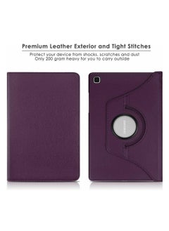 GENNEXT Galaxy Tab A7 Case, 10.4" 2020 Tab A7 case, PU Leather Smart Case 360 Degree Rotating case Smart Folio Book case For Samsung Galaxy Tab A7 10.4-inch 2020 case (SM-T500/T505/T507) (Purple)  - Image 3