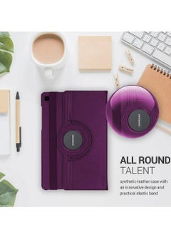 GENNEXT Galaxy Tab A7 Case, 10.4" 2020 Tab A7 case, PU Leather Smart Case 360 Degree Rotating case Smart Folio Book case For Samsung Galaxy Tab A7 10.4-inch 2020 case (SM-T500/T505/T507) (Purple)  - Image 2