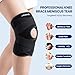 JOMVD Knee Brace for Knee Pain Meniscus Tear Adjustable Knee Support with Side Spring Stabilizers for Meniscus Tear Arthritis MCL Patella Stability Knee Pain Relief Women and Men Small - Image 4