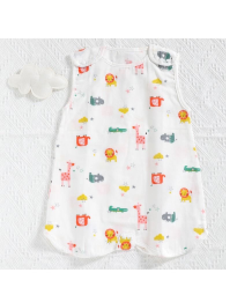 Loquat Summer Suitable For Baby Anti Startle Cotton Wrap Sleeping Vest Bag