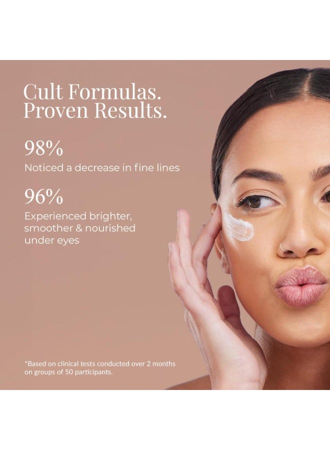 Forest Essentials Intensive Under Eye Cream with Anise | Ayurvedic Eye Cream for Dark Circles | Reduces Puffiness & Wrinkles | With Anise, Cucumber, Bakuchiol | Soothes & Hydrates - Image 3