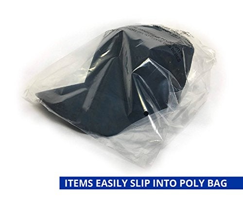 yinat 100 (12"x18") Clear Peel and Seal 1.5 Mil Poly Bags with Suffocation Warning Print - Image 5
