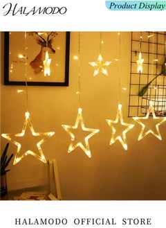 HALAMODO Star String Lights 11.5 ft 12 LED Star Fairy Lights with Timer, 8 Lighting Modes Waterproof Indoor Fairy Lights for Bedroom Party Wedding Garden  - Image 3