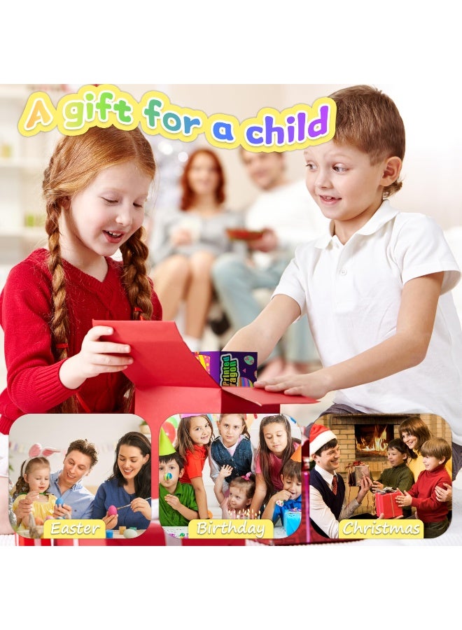 3D Printed Dinosaur Eggs with Dinosaur Inside, 30cm Glow in The Dark, Dinosaur Skeleton Toy Eggs Fidget Toys Gifts(Luminous Rainbow) - Image 5