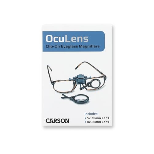 Carson OcuLens Clip-On Eyeglass Magnifier Set (OL-57) - Image 2