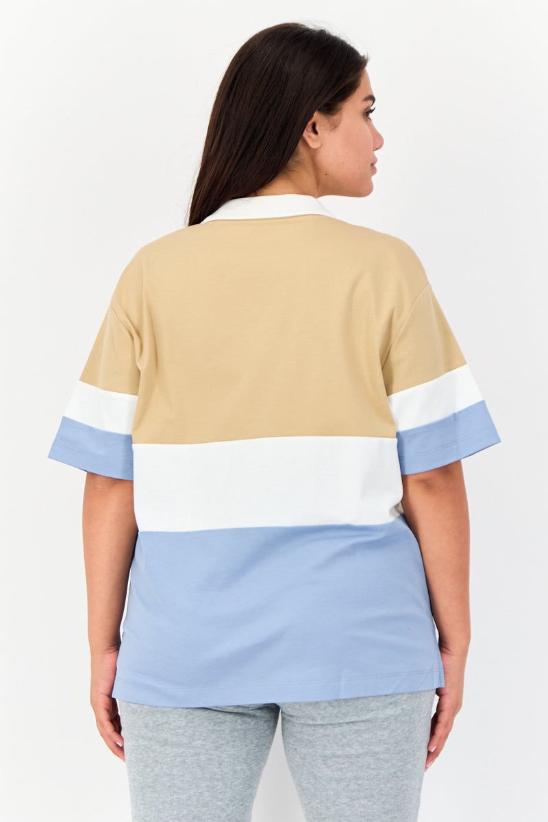 GIORDANO G-Motion Women Sportswear Fit Short Sleeves Outdoor Polo Shirt, Multicolor  - Image 4
