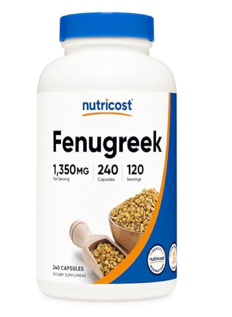 NUTRICOST FENUGREEK 1350MG CAP 240'S