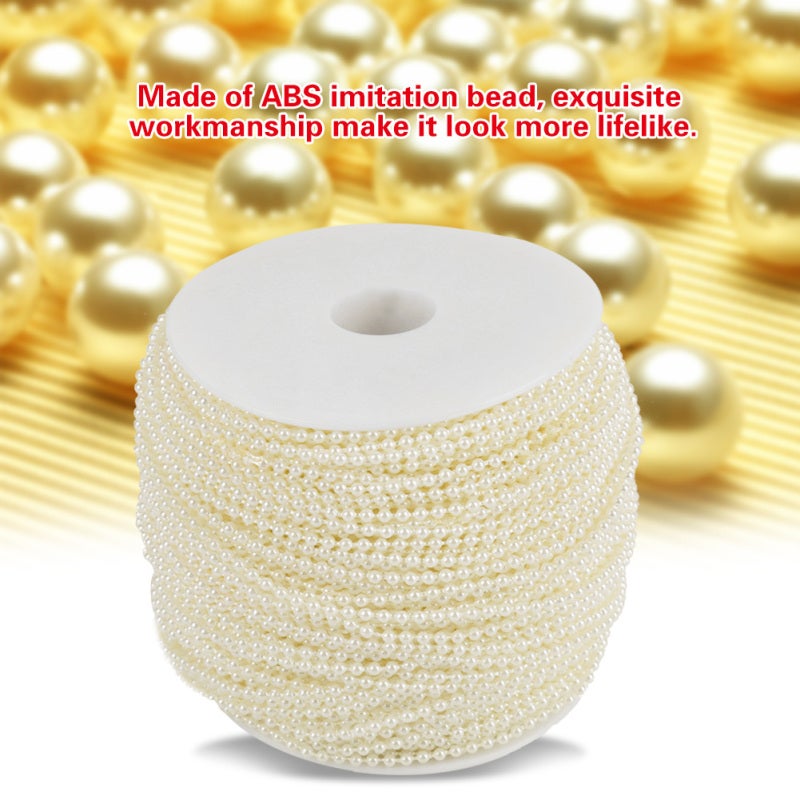 Imitation Pearl Wire: 100% Brand New High-quality ABS Bead - Shiny Mill-treated Pearl Bead Garland for Wedding, Party, Home Decor - Image 5