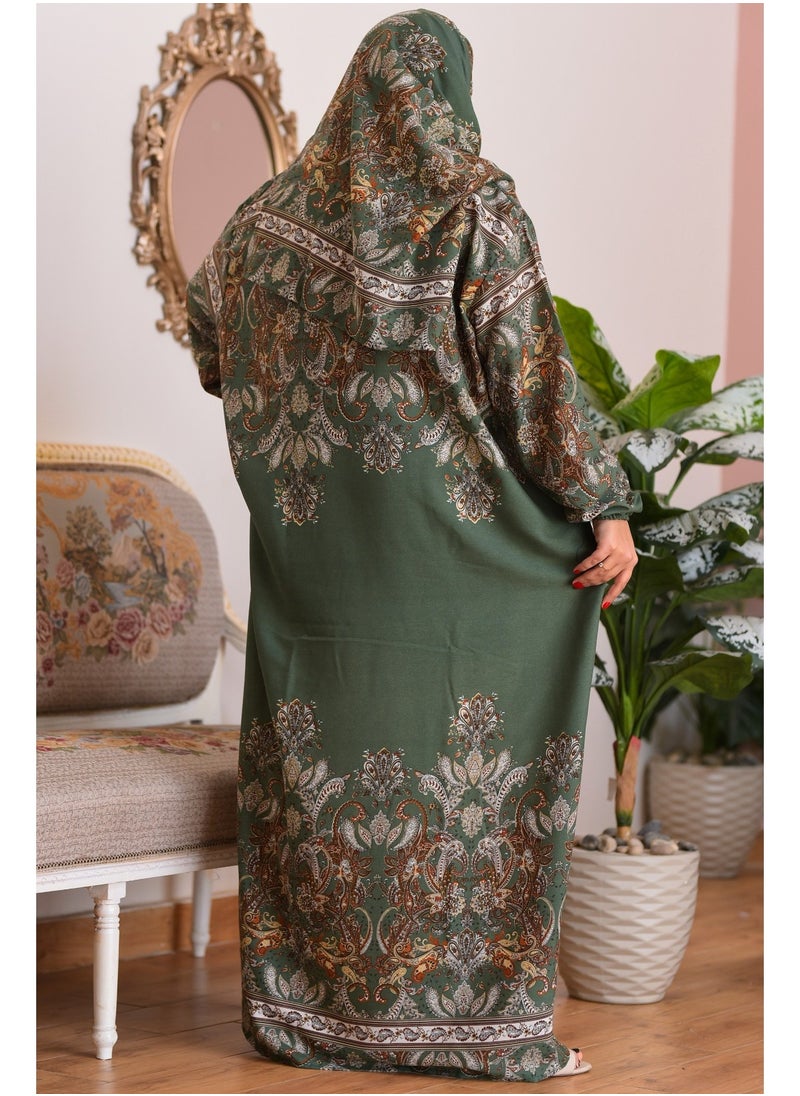 ماركة غير محددة - إسدال صلاة مع حجاب متصل يلبس 60/120 كيلو - Image 1
