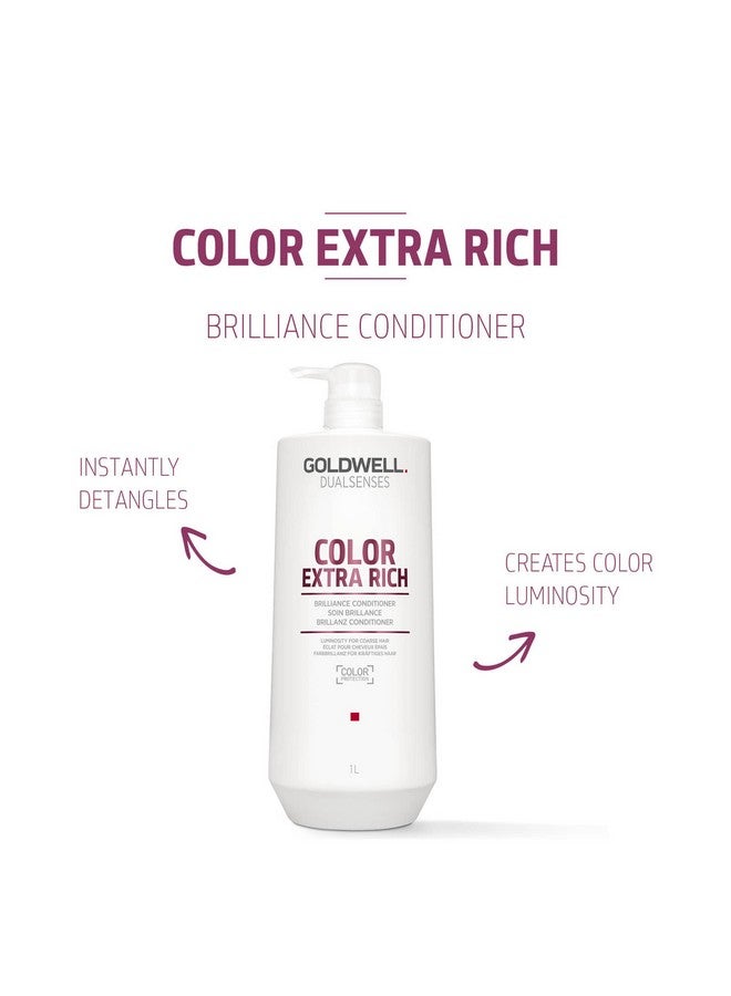 Goldwell Dualsenses Color Extra Rich Brilliance Conditioner 1L - Image 3