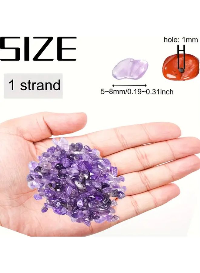 Aquamarine Natural Crystal Gravel 30 Pieces Diy Bracelet Necklace Earring Making - Image 2