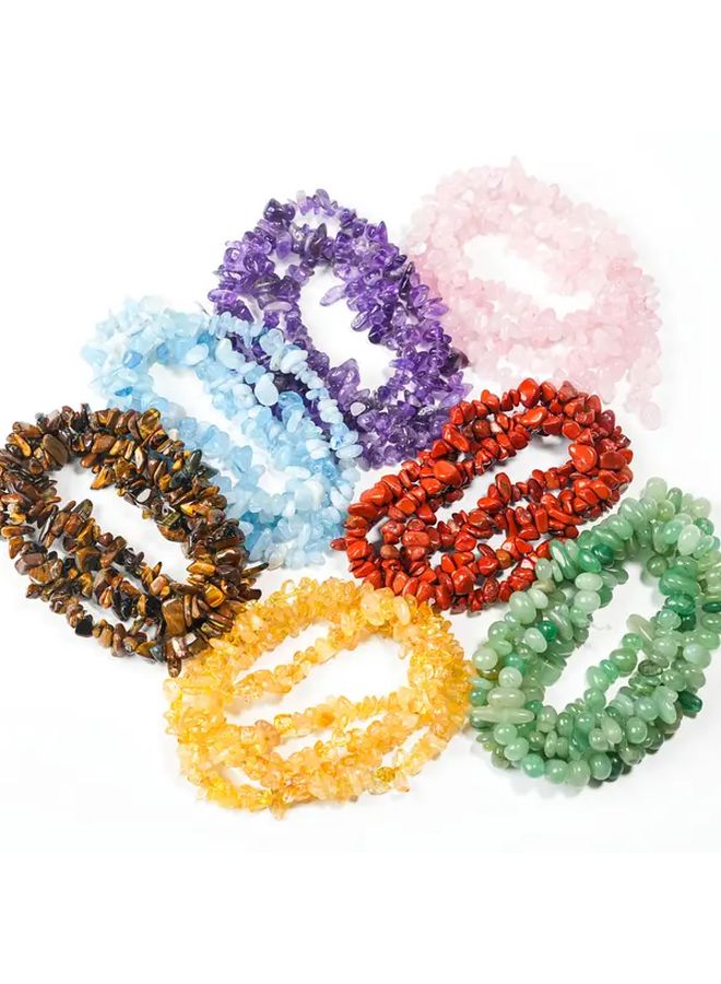 Aquamarine Natural Crystal Gravel 30 Pieces Diy Bracelet Necklace Earring Making - Image 5