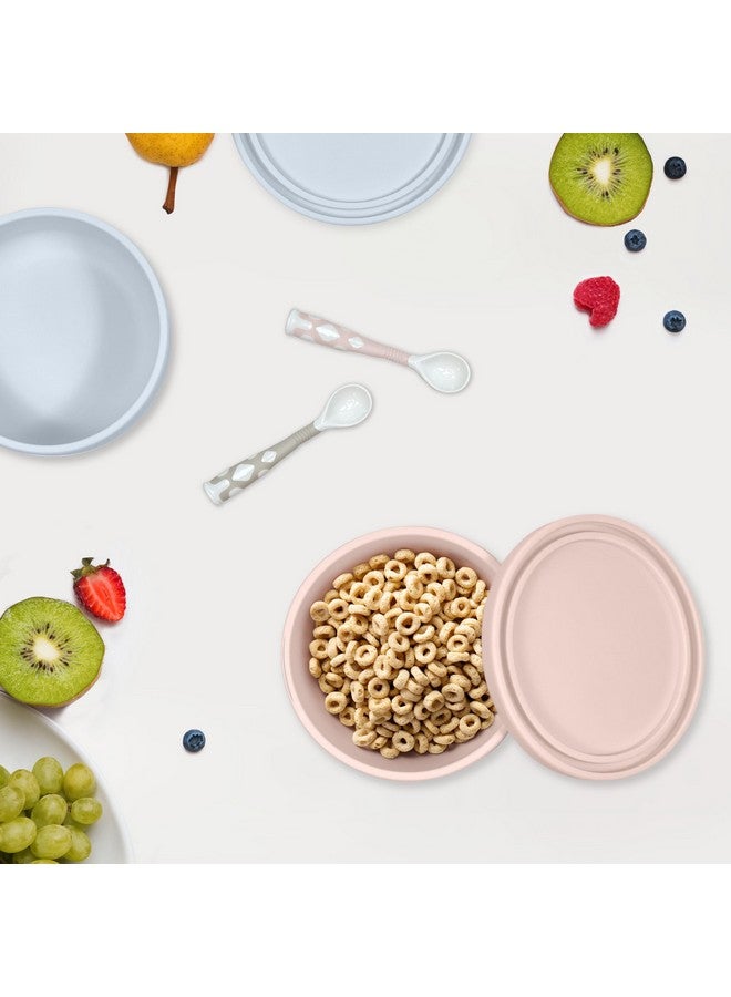 كوشيز وعاء سيليكون متعدد الاستخدامات للوجبات الخفيفة والطعام من سيليسناك من كوشيز. حاوية تخزين سفر للأطفال الرضع والأطفال الصغار. مصنوع من السيليكون الآمن غذائيًا بنسبة 100% - آمن للاستخدام في الميكروويف وغسالة الأطباق والمجمد - لون رمادي غامق - Image 4