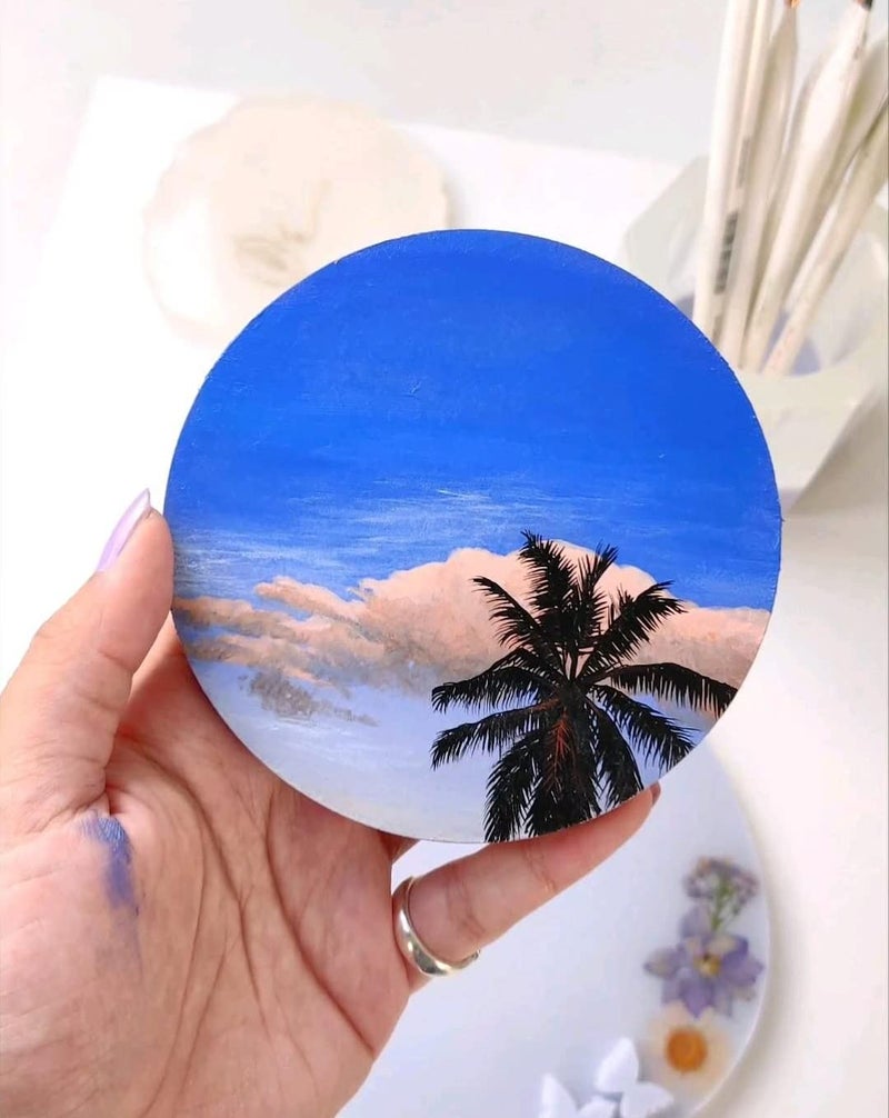 Anuman دوائر أنومان دائرية من خشب MDF مقاس 6 بوصات - 4 قطع 6 بوصات × 6 بوصات - Image 4