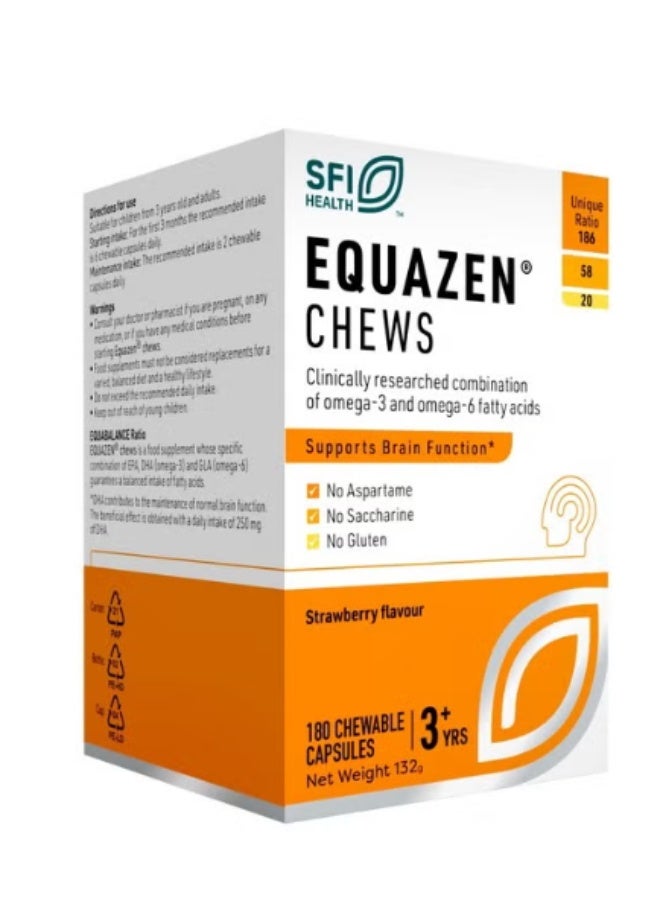 Equazen Chews 180 Capsules(omega-3) - Image 1