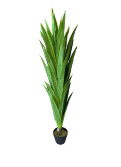 Garden Oasis Landscaping Artificial Pandanus Plant 1.6 Meters – Artificial Tree with Plastic Pot – Plants for Home Indoor – Artificial Tree Outdoor – Fake Plants for Balcony – Artificial Plants Outdoor  - Image 1