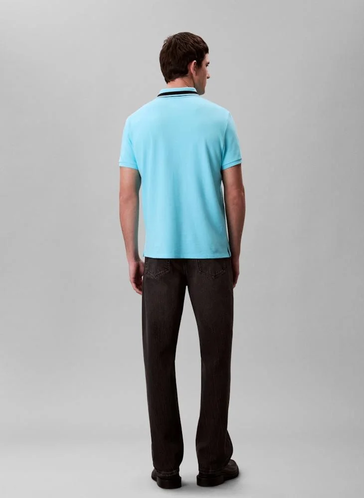 Calvin Klein Jeans Monogram Pique Polo