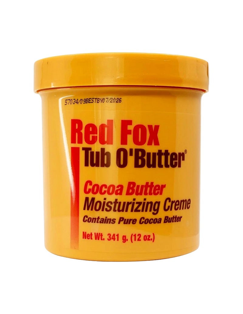 Red Fox Tub O' Butter Cocoa, Moisturizing Creme 12 oz - Image 5