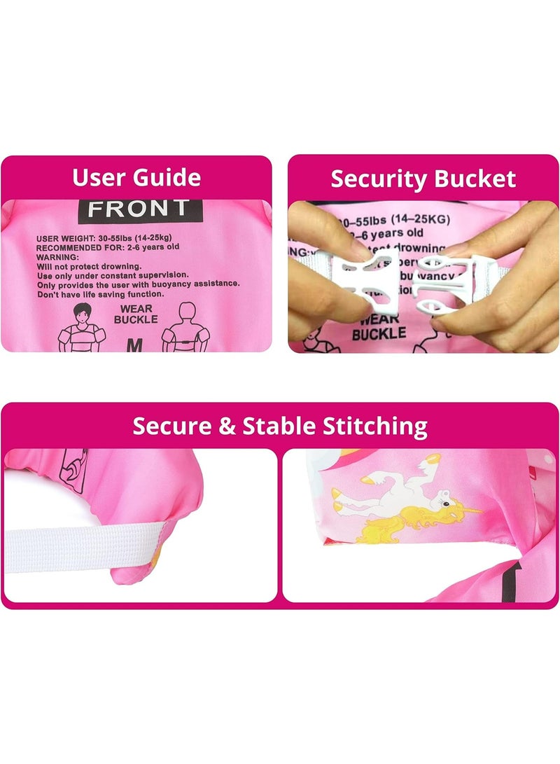 Oasisgalore Kids Swim Vest with Swimming Goggles Cap for Toddler 22-55 Pounds，Children's Float Swimsuit Swim for Girls Boys Gift - Image 3