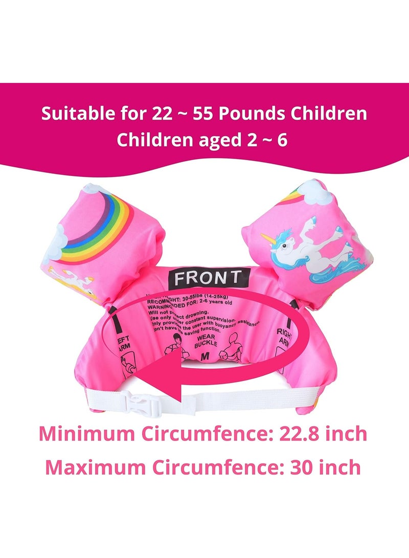 Oasisgalore Kids Swim Vest with Swimming Goggles Cap for Toddler 22-55 Pounds，Children's Float Swimsuit Swim for Girls Boys Gift - Image 4