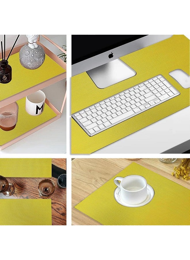 ElastPro Ethylene Vinyl Acetate(50 Cm X 5 M)Yellow EVA Food Grade Washable Anti Slip Mat/Sheet For Fridge,Solid Shelf Liner ,Table,Kitchen Drawer Mat(Diamond Texture,Yellow) - Image 4