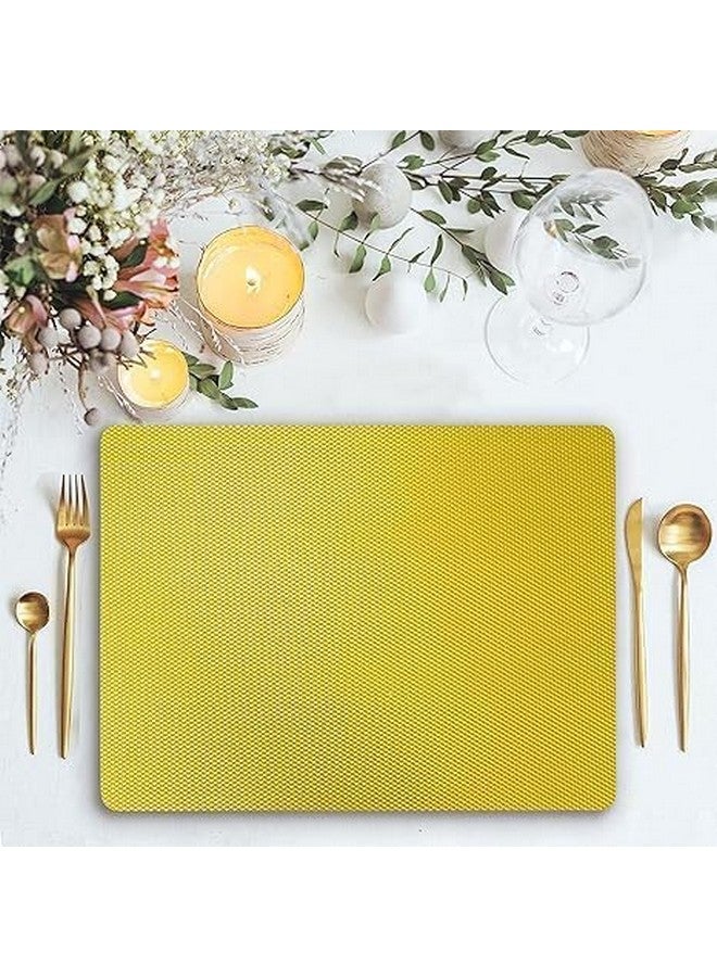 ElastPro Ethylene Vinyl Acetate(50 Cm X 5 M)Yellow EVA Food Grade Washable Anti Slip Mat/Sheet For Fridge,Solid Shelf Liner ,Table,Kitchen Drawer Mat(Diamond Texture,Yellow) - Image 3