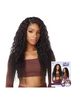 Sensationnel Sensationnel What lace 13x6 Wigs - ezra 28 inch human hair blend lacefrontal glueless synthetic with natural density preplucked hairline (1 JETBLACK) 