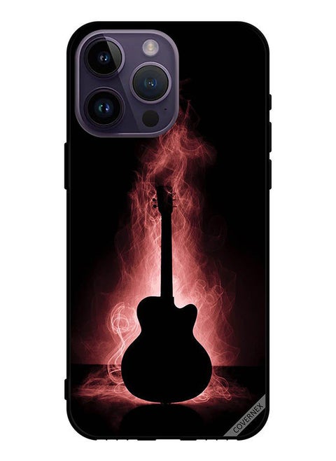 Protective Case Cover For Apple iPhone 14 Pro Max Guitar Reflection