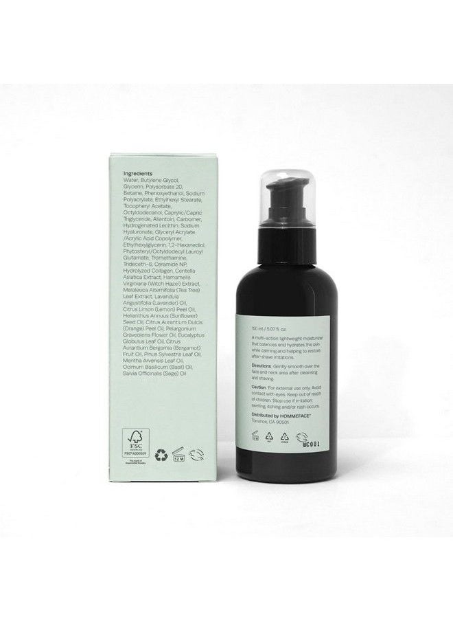 HOMMEFACE Allinone Face Toner & Moisturizer For Men 5.07 Fl. Oz Lightweight Alcoholfree After Shaving For Dry Combination & Oily Skin  - Image 3