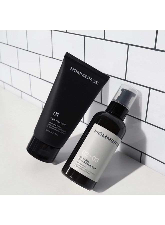 Allinone Face Toner & Moisturizer For Men 5.07 Fl. Oz Lightweight Alcoholfree After Shaving For Dry Combination & Oily Skin