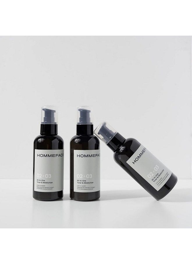 HOMMEFACE Allinone Face Toner & Moisturizer For Men 5.07 Fl. Oz Lightweight Alcoholfree After Shaving For Dry Combination & Oily Skin  - Image 5