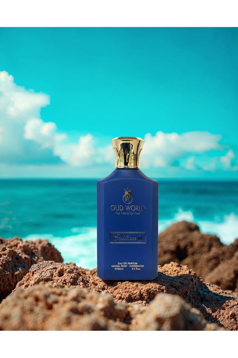 Oud World Edition 3 | BlueModern & Confident |T Floral Woody Notes With Bergamot And Sandalwood - Image 3