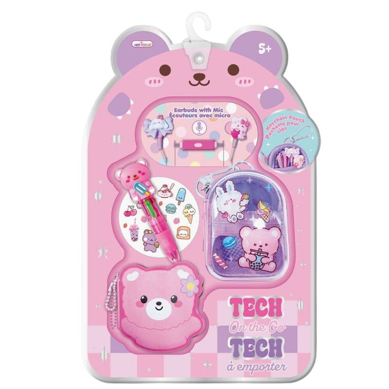 Hot Focus Critters Tech On The Go Set (Pink)
