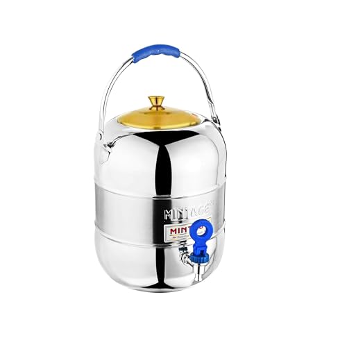 Mintage Water Pot Elegant15 L | Durable | Sleek Modern Kitchen Storage | Home Essential Design | Elegant Utility Dispenser - Image 1