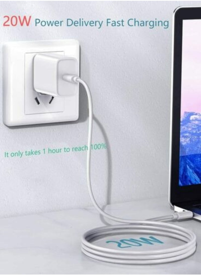 ELTRAZONE - Premium 20W USB-C Fast Charging Cable for iPhone 13, 12 mini, 11 Pro, XS Max, iPad - High-Speed Power Delivery, Durable Design" - Image 1