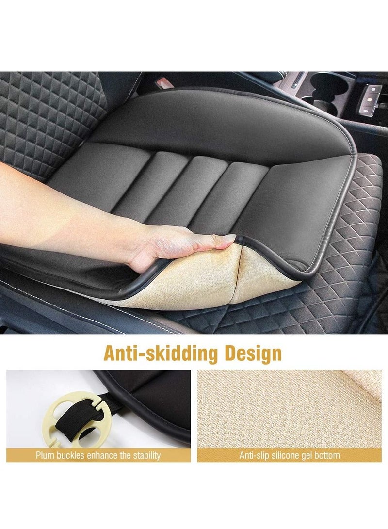 Excefore Premium Car Seat Cushion, Comfort Memory Foam Driver Seat Cushion, Lower Back Pain Relief, Suitable for Car Seat Driver, Office Chair (Black) - Image 3