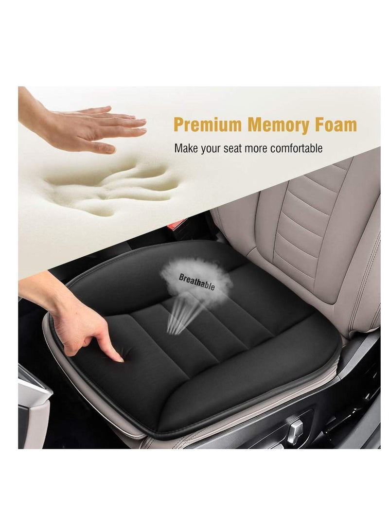 Excefore Premium Car Seat Cushion, Comfort Memory Foam Driver Seat Cushion, Lower Back Pain Relief, Suitable for Car Seat Driver, Office Chair (Black) - Image 2