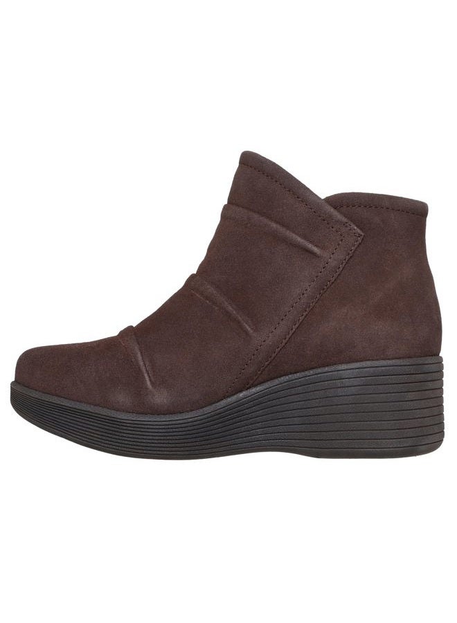 SKECHERS Women's Parallel Lite Ankle Boot, Chocolate, 40 EU - Image 2