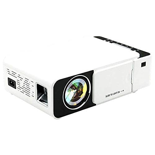Smars Mini WiFi 3D MIRACAST Projector Home Theater HD Mini Portable Projector Family Children's Smart Phone Led Portable (New T-5 Projector) Higher Resolution Brightness Cinema Video Projector - Image 1
