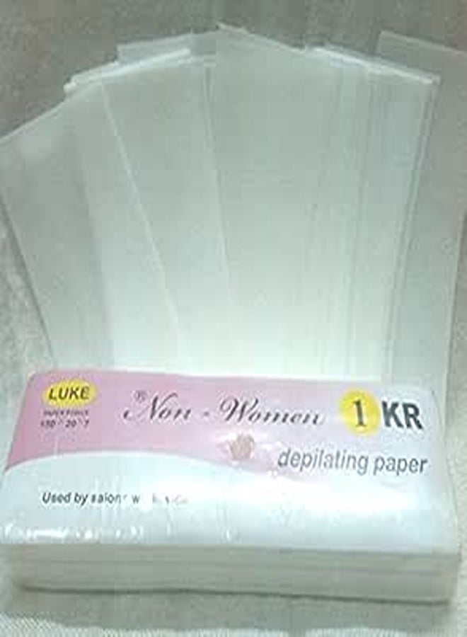 Five waxing wipes for face and body