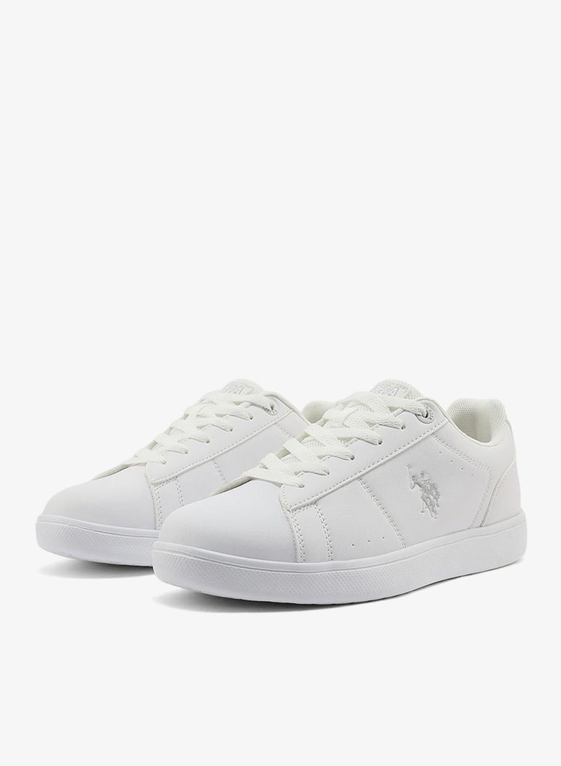 U.S. Polo Assn. Women's White Low-Top Exclusive Lightweight Sneakers – Unmatched Comfort, All-Day Wear, Confidence in Every Step - Image 4