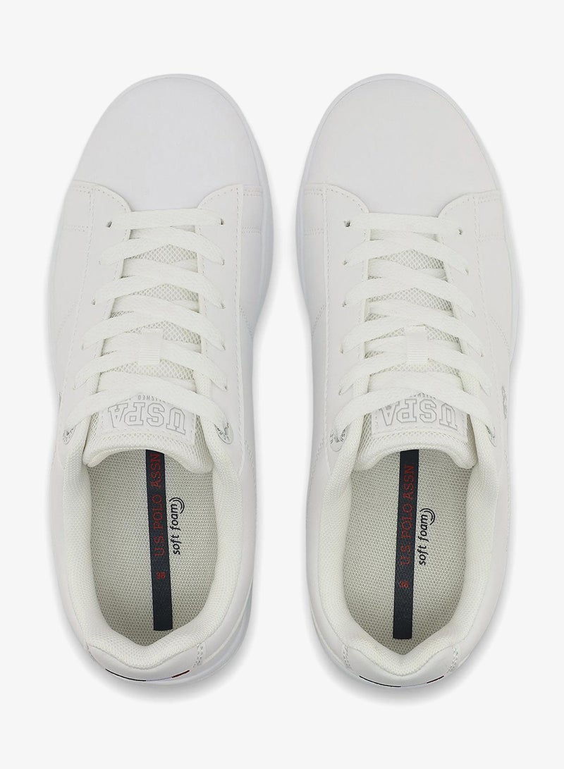 U.S. Polo Assn. Women's White Low-Top Exclusive Lightweight Sneakers – Unmatched Comfort, All-Day Wear, Confidence in Every Step - Image 5