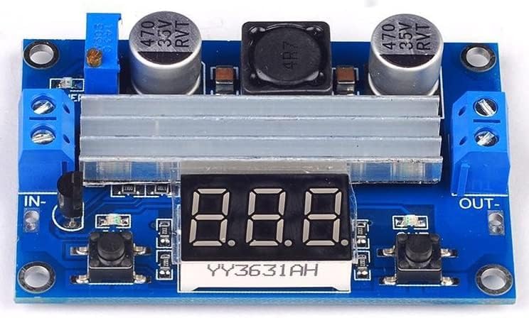REES52 LTC1871 Boost Power Module High Power DCDC 100W Adjustable Output 3535v Step up Power Supply Converter Module Board with LED Digital Display Voltmeter - Image 1