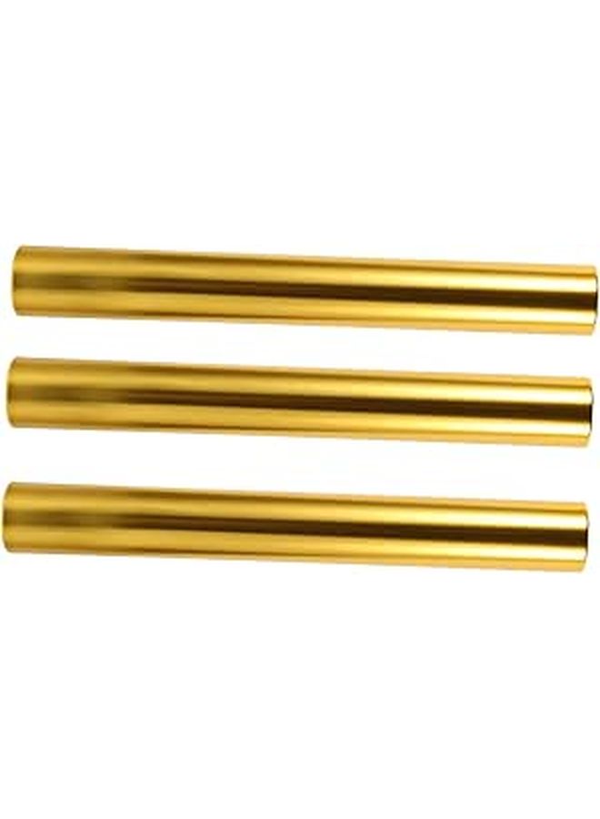 Lightweight Aluminum Alloy Relay Baton Set of 3 for Race Training Indoor Outdoor Sports - Image 1