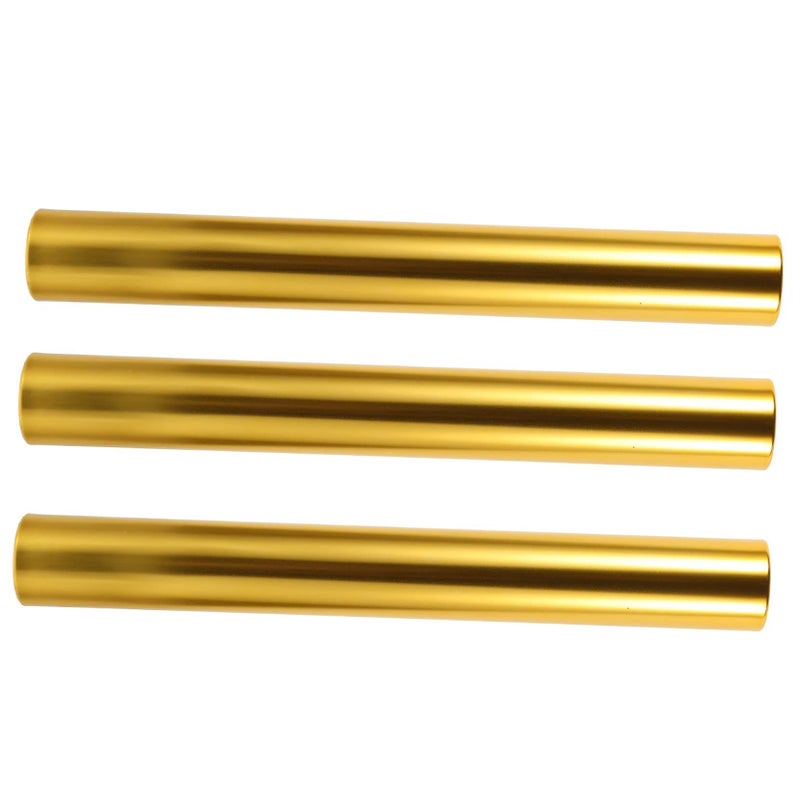 Lightweight Aluminum Alloy Relay Baton Set of 3 for Race Training Indoor Outdoor Sports - Image 2