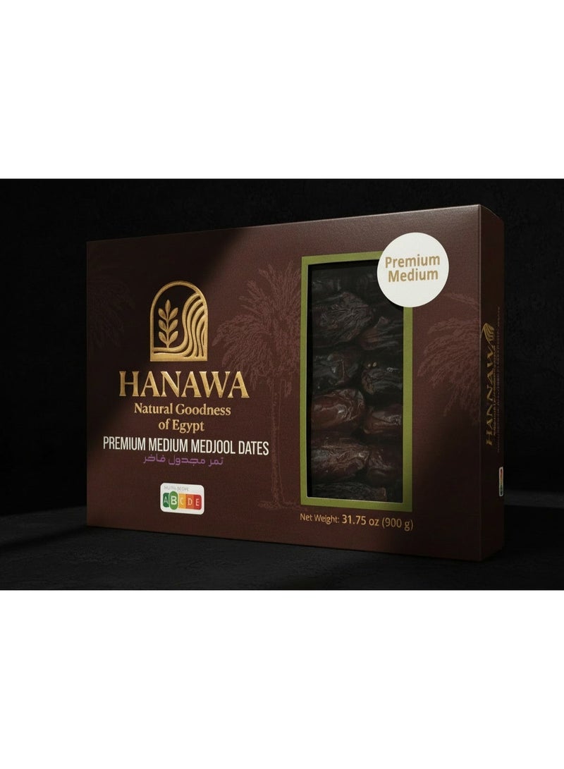 HANAWA Premium Medium Egyptian Medjool Dates 900g | Natural Luxury Dates | Vegan | No Added Sugar - Image 3