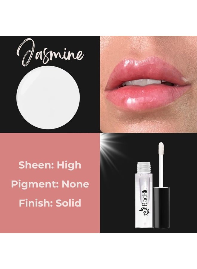 BaeBlu Organic Vegan Lip Gloss, 100% Natural Non-Toxic Moisturizing Ingredients, It's Clear to Me - Image 2