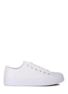 London Rag White Canvas Sneakers  - Image 1
